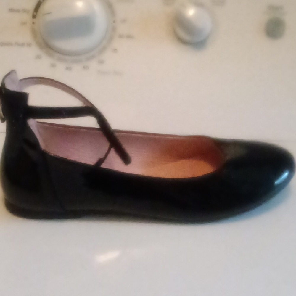 Girls Black Dress Shoe Size 3M